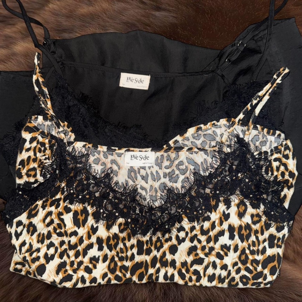 Leopard Lace Cami Bundle